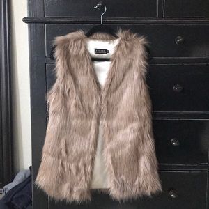 Faux Fur Vest (hip/long length)